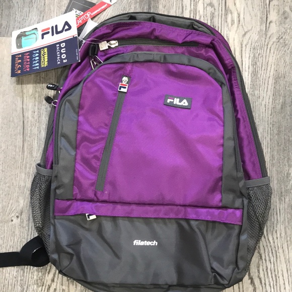 fila backpack womens purple
